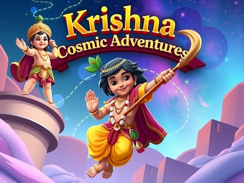 Krishna S Cosmic Adventures Game Banner